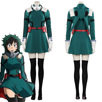 Anime My Hero Academia Midoriya Izuku Cosplay Disfraz Halloween Falda Carnaval Traje
